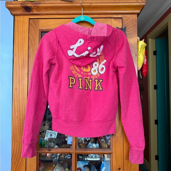 Victoria’s Secret PINK-Hoodie Sweatsuit,XS  Y2K preloved condition! - Picture 2 of 6